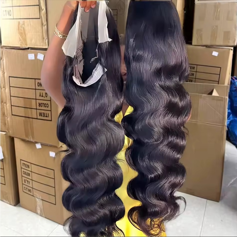 Elegant Deep Wave Black Hair Extensions
